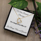 Forever Love Necklace ( Personalizable Message)